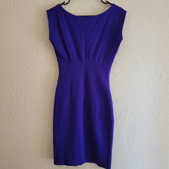 DVF Bevin Ruched Waist Dress Purple Haze Small - Picture 5 of 11